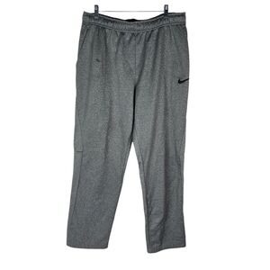Nike Womens XL Gray Fleece Lined Drifit Sweatpants